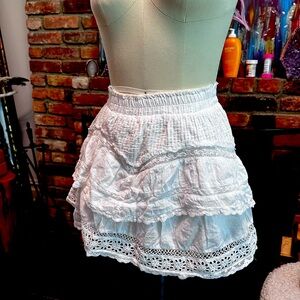 Cute white, flirty white lace